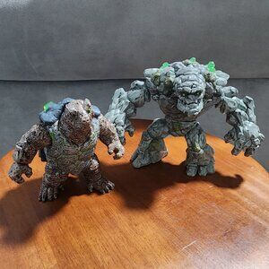 Lot Schleich Eldrador Creatures Armored Turtle Figure 42496 Stone Monster 70141